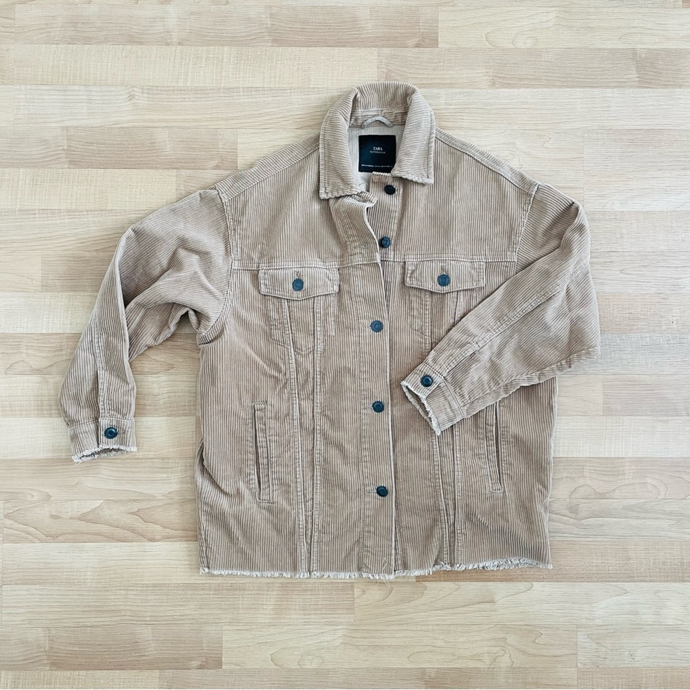 Zara Corduroy Shacket XS